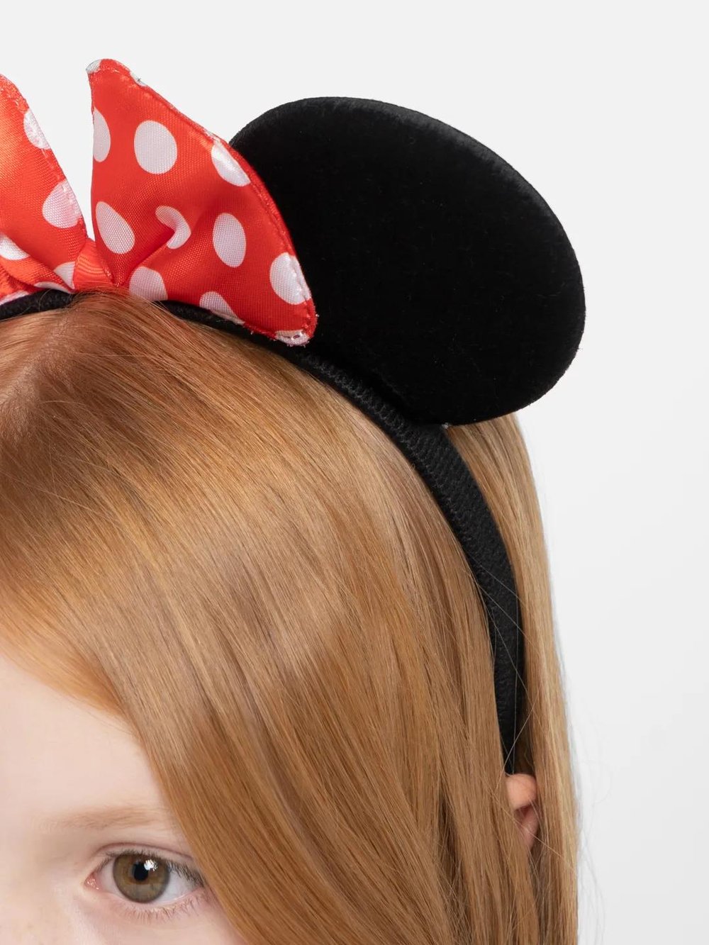 Nessiworld Kırmızı Fiyonklu Minnie Mouse Taç Fare Tacı Kafa Bandı