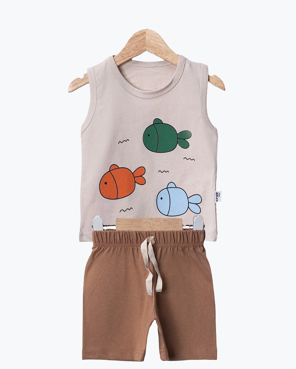 Balık Desenli Baskılı Penye Takım (9-24 Ay)Wizly BabyAlt-Üst Takım