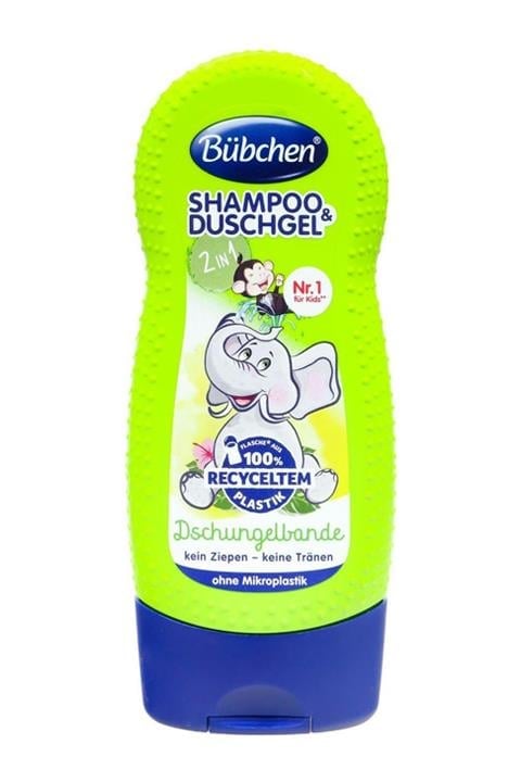 Bübchen Çocuk Şampuan&Duş Jeli 2 in 1 Dschungelbande 230 ml