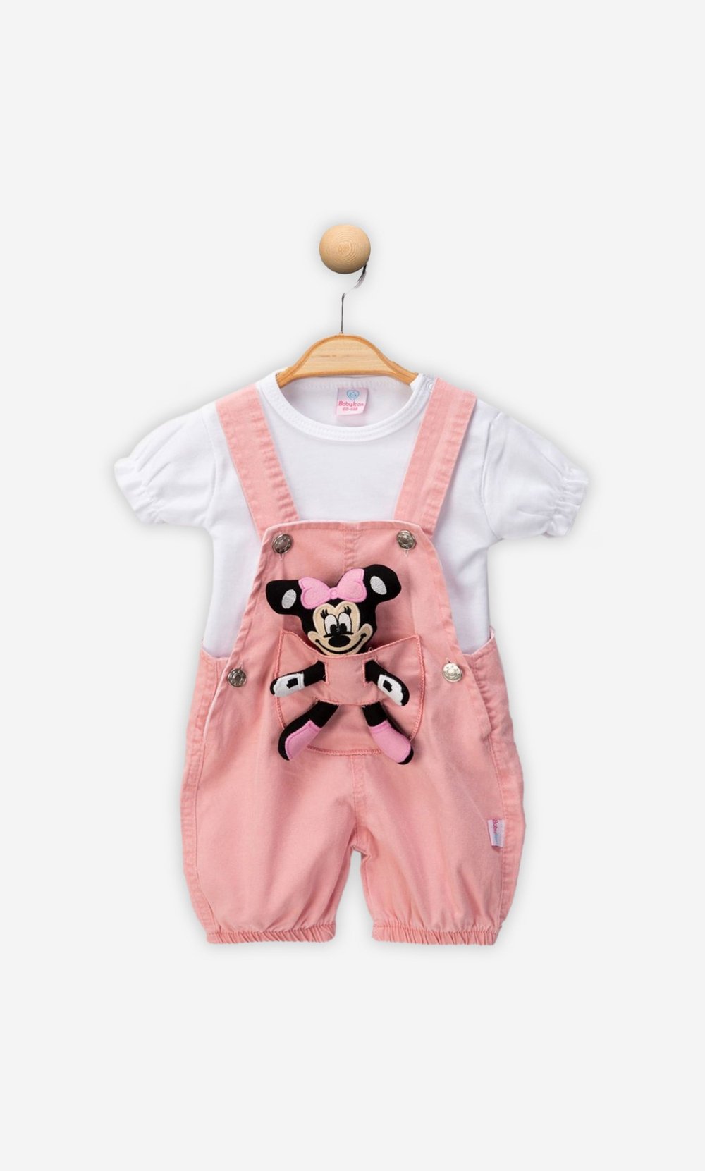 Minnie Mouse Oyuncaklı Salobet Kız (6-18 Ay)Wizly BabyGünlük Rahatlık