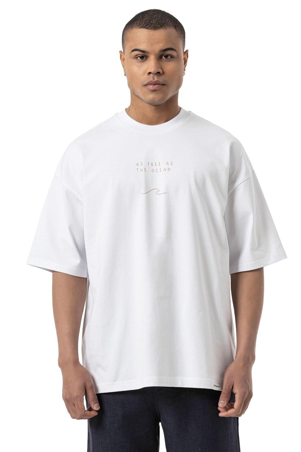 Oversize Printed Jersey - Crew Neck