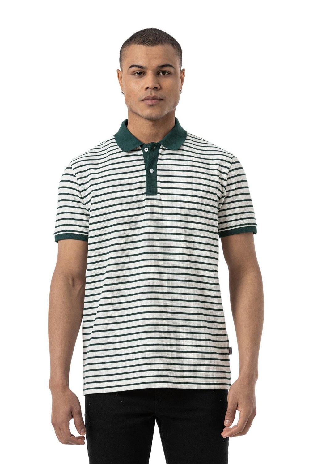 Ringel Waffle Polo Shirt