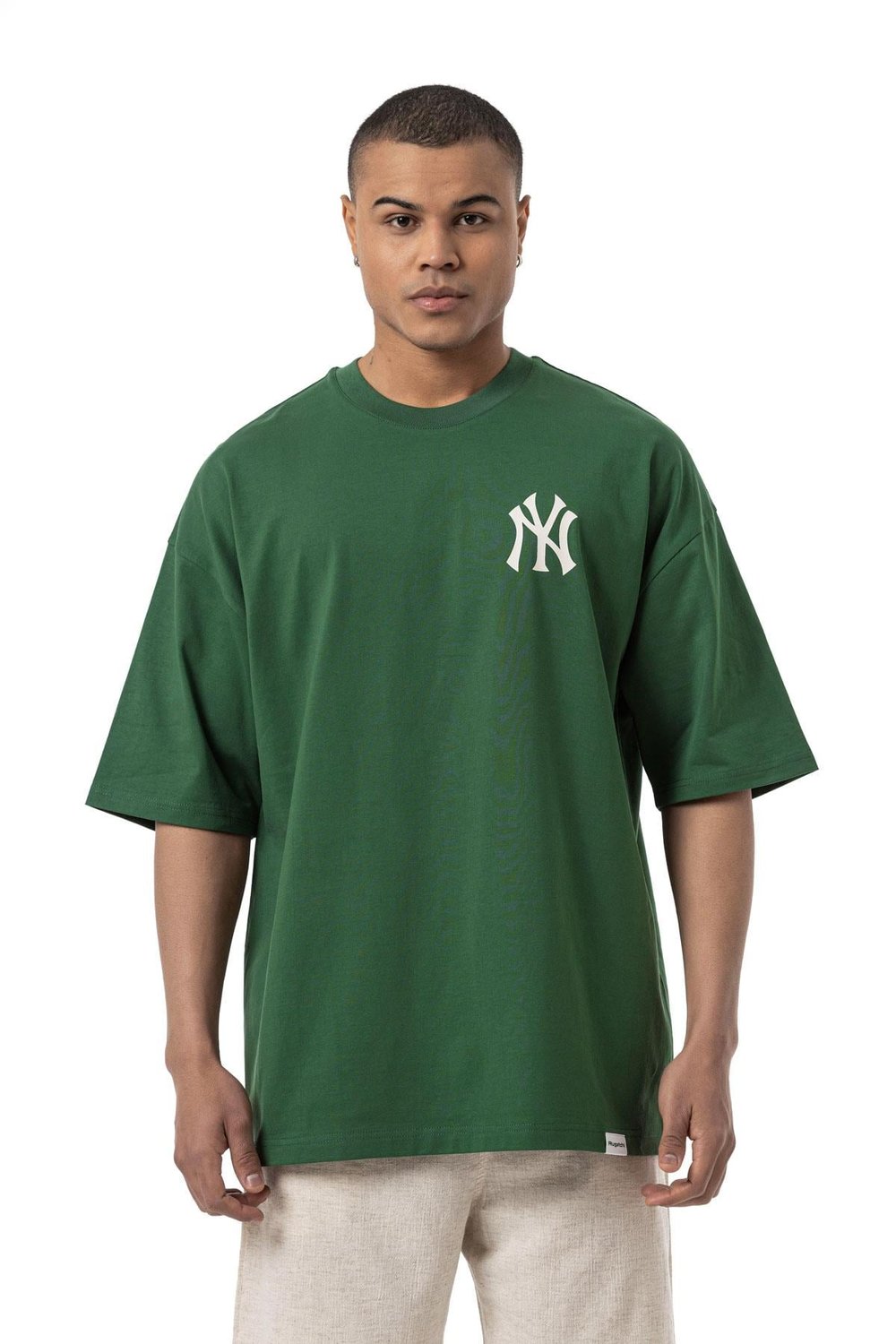 Oversize Printed Jersey - Crew Neck