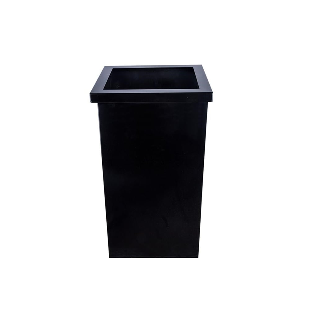 AÇIK KAPAK ÇÖP KOVASI 36LT 42CM SİYAH