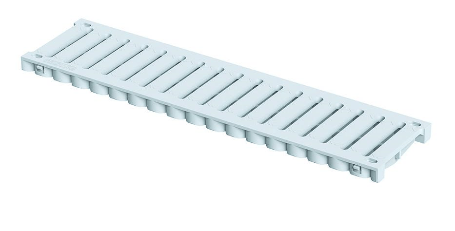 DRENAJ KANAL IZGARASI PLASTİK BEYAZ 130*500MM