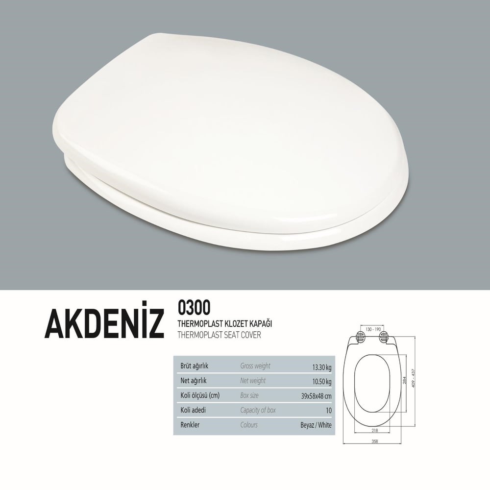 KLOZET KAPAĞI YVŞ.ALT.SIK.(THER.AKDENİZ ABS)