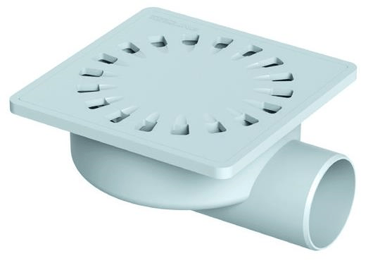 Maxiflow Çamur Sifonu Plastik Ø100 25*25Cm Yandan