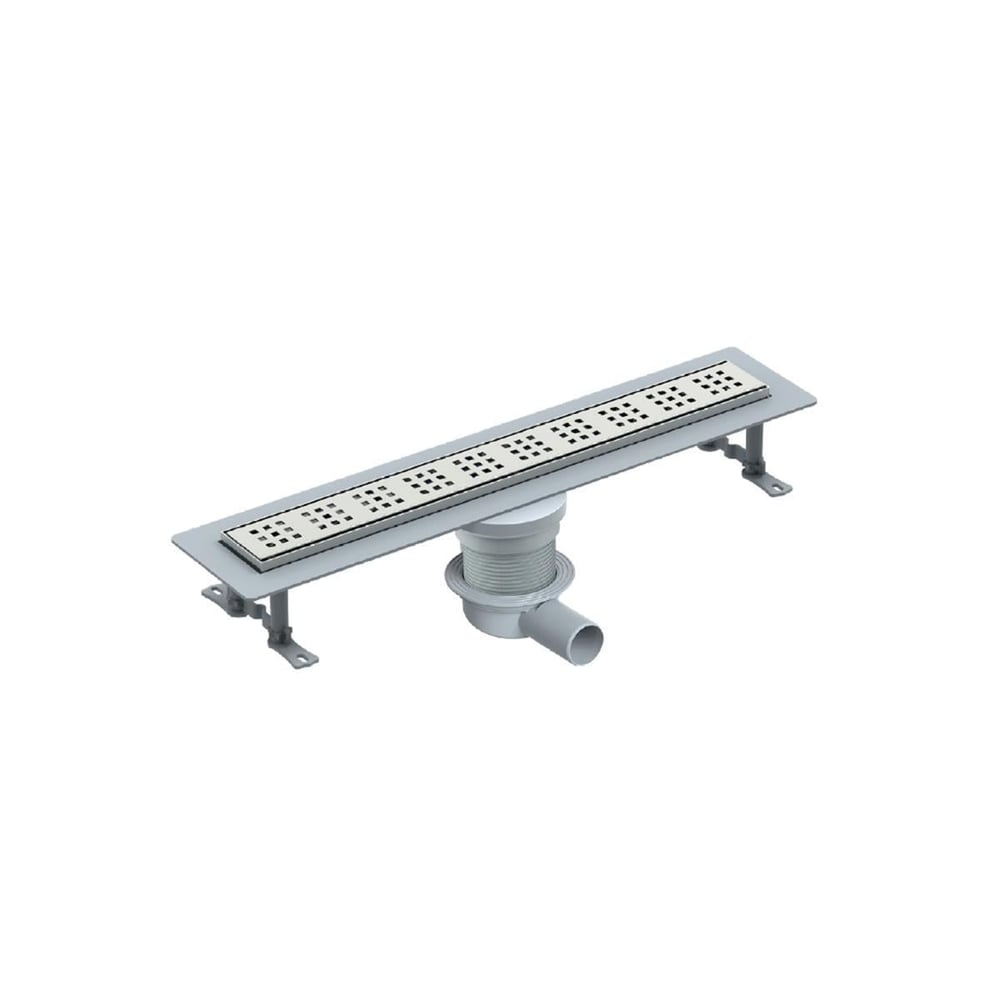 Maxiflow Duş Kanalı Pera Line Pas.Iz Ø50 30Cm Yan