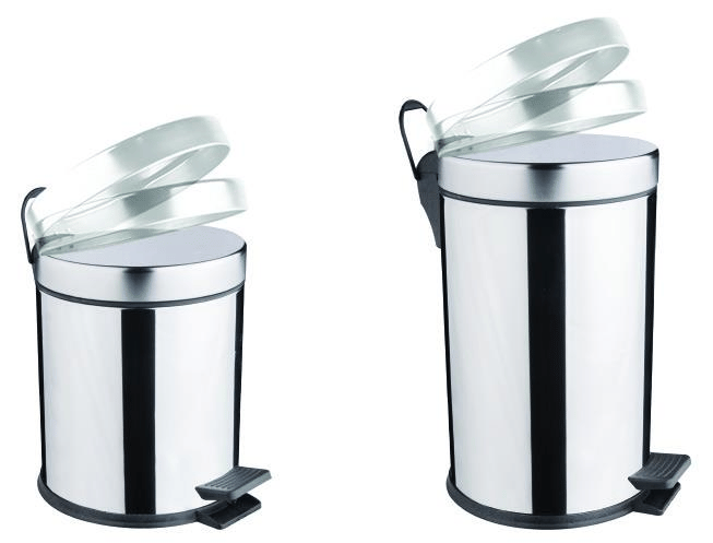 Maxiflow Pedallı Çöp Kovası Amort.Kapak 3Lt Ø21*22Cm 430