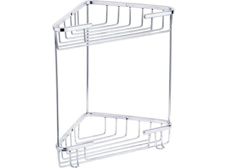 MONO KÖŞELİ ŞAMPUANLIK 2Lİ KROM 18*18CM