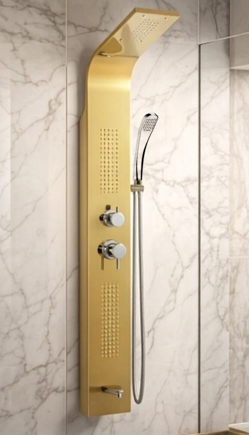 PANEL DUŞ SİSTEMİ SUS  304 İNOX PVD ALTIN