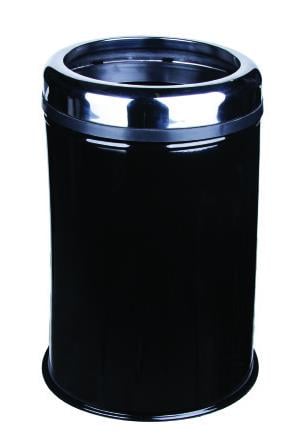 PRATİK ÇEMBERLİ ÇÖP KOVASI 8LT Ø21*32CM SİYAH