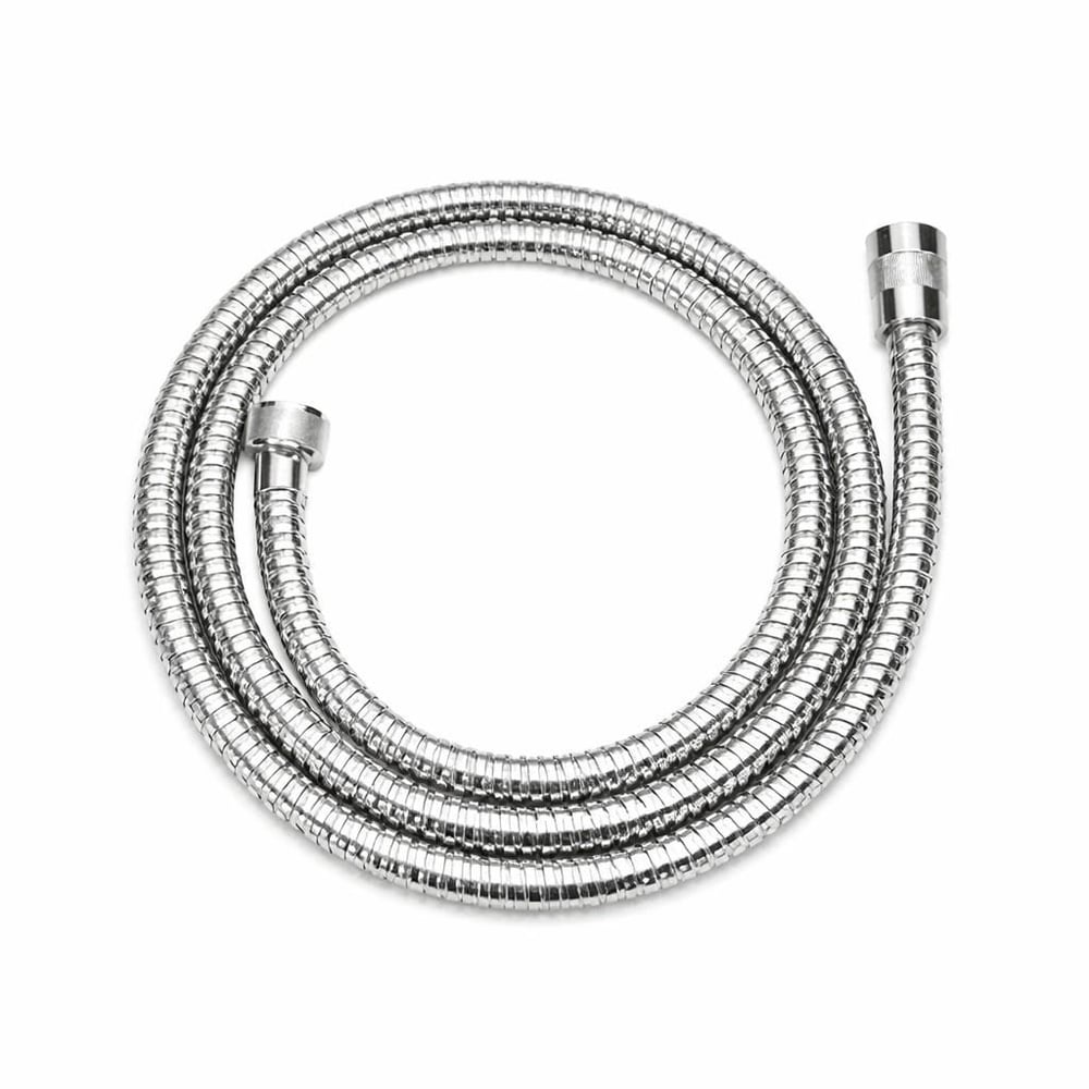 PRİNÇ AVRUPA DUŞ SPİRAL HORTUMU + KROM KAPLI + ÇİFT KENETLİ-60 cm