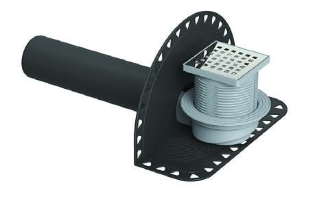 SİFON YALITIM PARAPET İKİZ GİDER Ø70 10*10CM