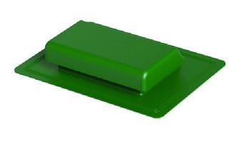 SİFON YALITIM SHINGLE HAVALANDIR 34*44*8,5CM YEŞİL