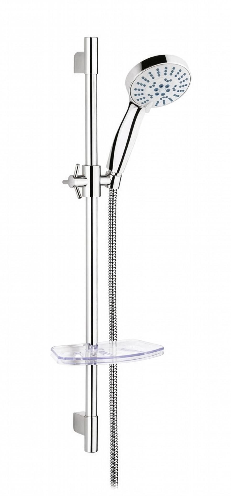 SÜRGÜLÜ DUŞ SETİ + Ø22MM PARLAK POLİSH + 5 FONKSİYONLU