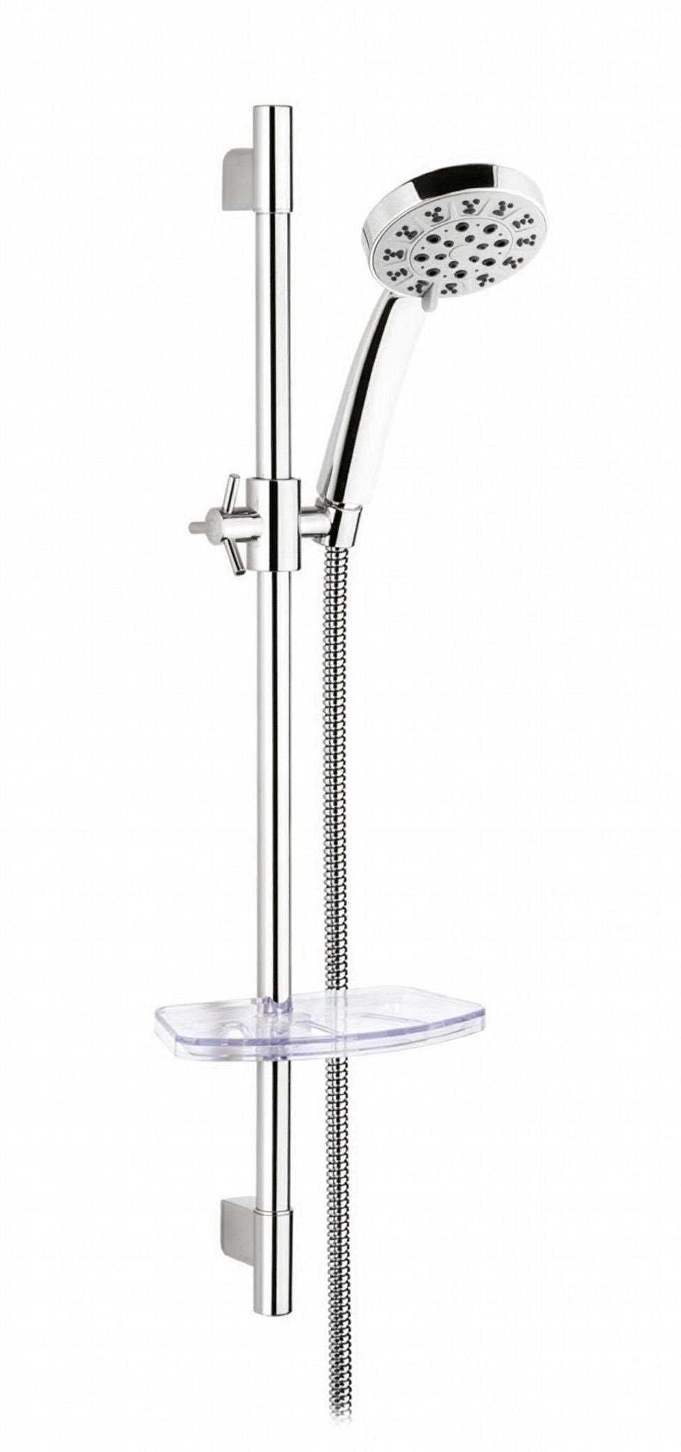 SÜRGÜLÜ DUŞ SETİ + Ø22MM PARLAK POLİSH + 5 FONKSİYONLU