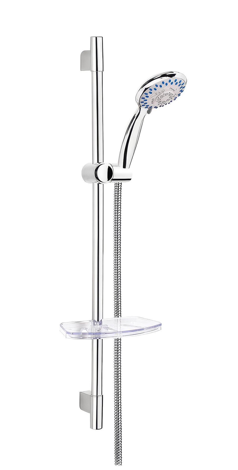 SÜRGÜLÜ DUŞ SETİ + Ø22MM PARLAK POLİSH + 5 FONKSİYONLU