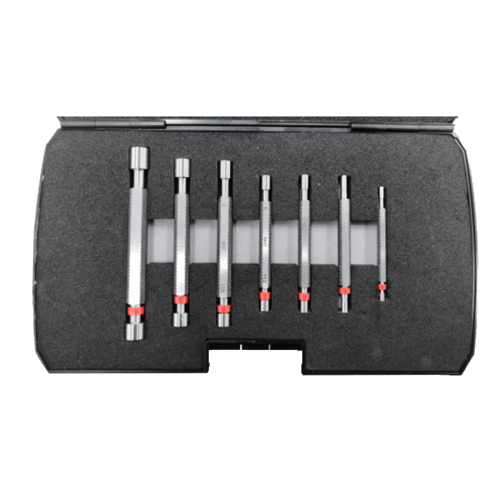 7 Parça 3...12 mm Düz Tampon Mastar Seti