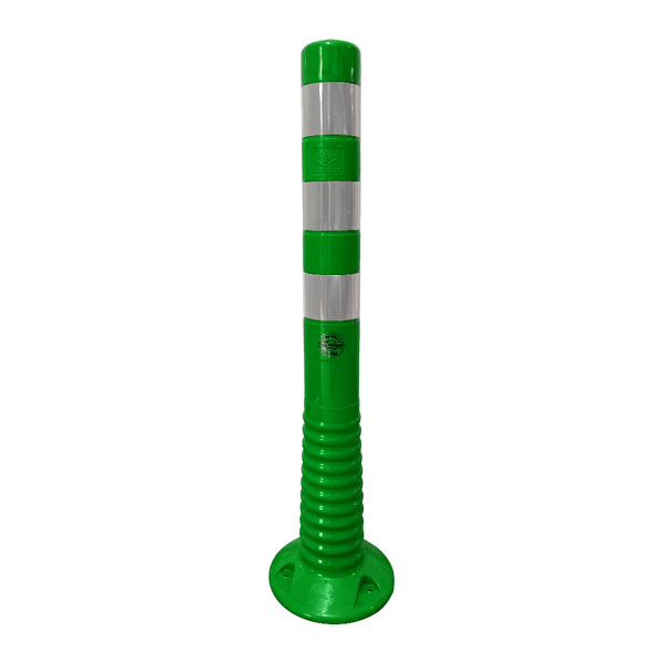 75 CM Yeşil Delinatör 3 Fosforlu Soketli – Esnek Otopark ve Trafik Uyarı Dubası