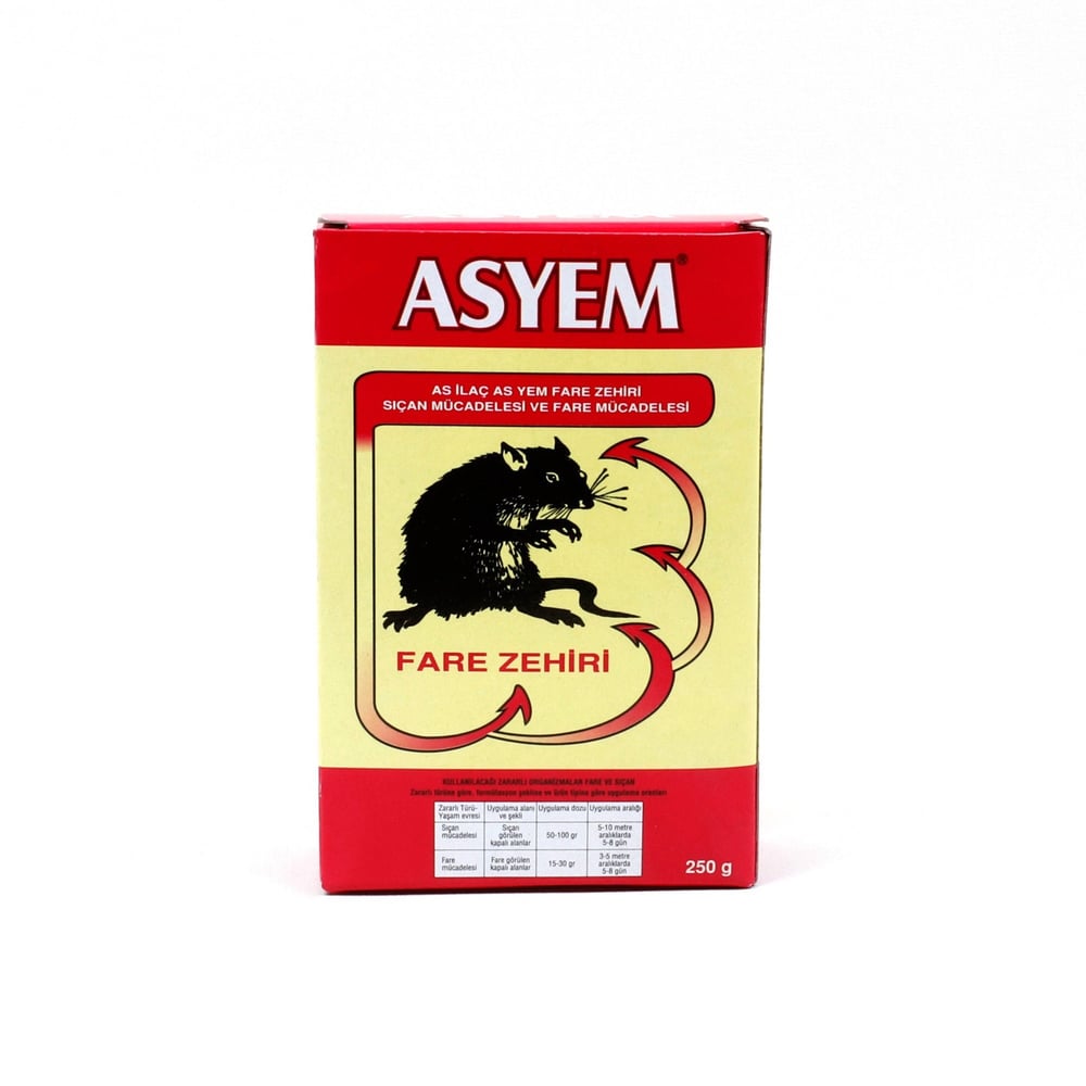 ASYEM BUĞDAY FARE ZEHİRİ 200 GR KOD:102