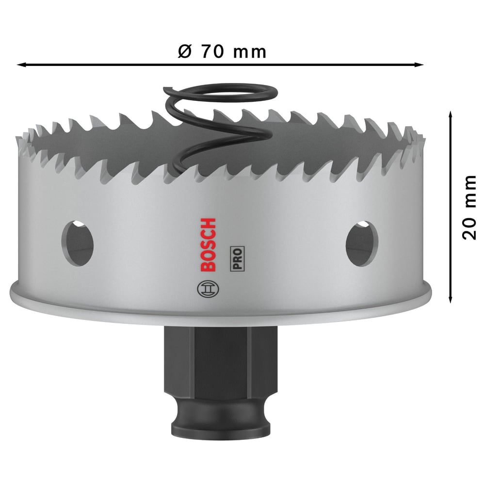 BOSCH PRO SHEET METAL PASLANMAZ PANÇ 70 2608594463