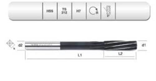 EVAR  HSS DIN 212 L-RN MAKİNA RAYBA  6   MM H7