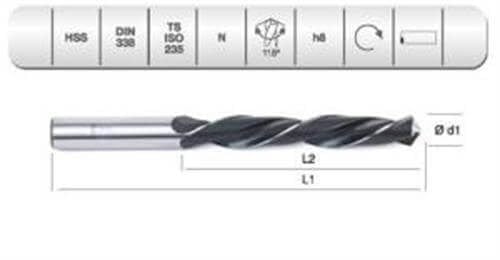 EVAR  HSS  DIN 338 RN  HADDE MTK    3.9   MM.