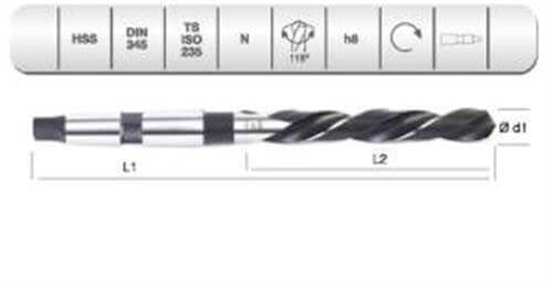 EVAR  HSS  DIN 345 RN     MATKAP   27     MM.