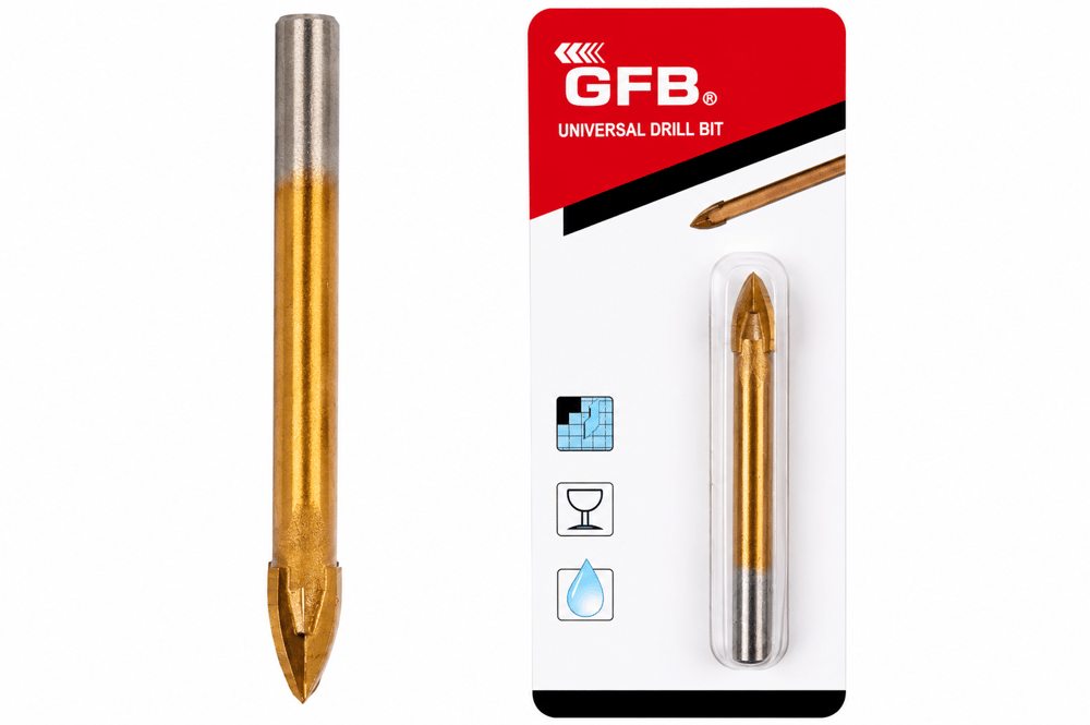GFB 4601 5 mm Cam Seramik Delme Matkap Ucu Fayans Porselen Granit Seramik Cam Delici Uç