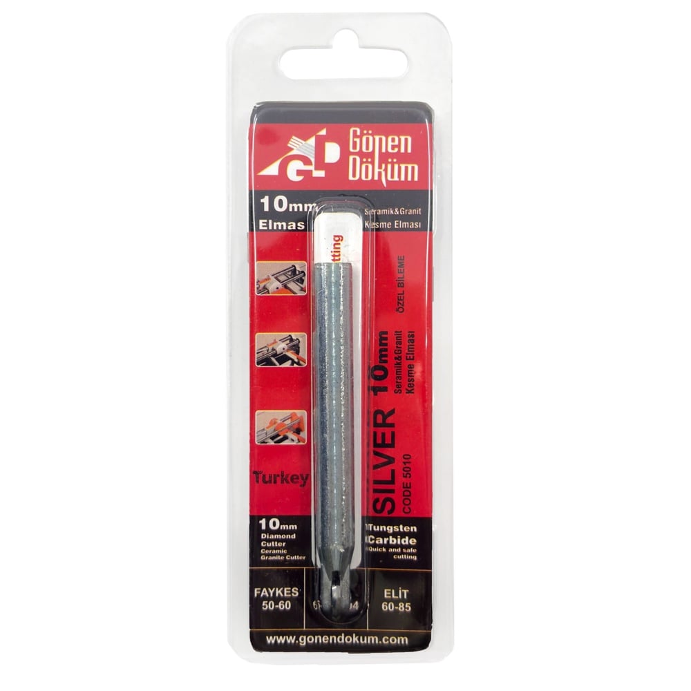 GÖNEN DÖKÜM SİLVER ELMAS KESME YEDEĞİ 10 MM 5010