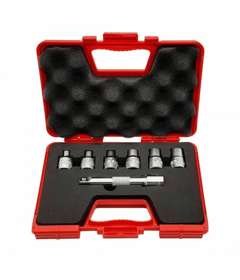 İzeltaş 1/2'' Star (Torx) Lokma Anahtar Takımı 7 Parça