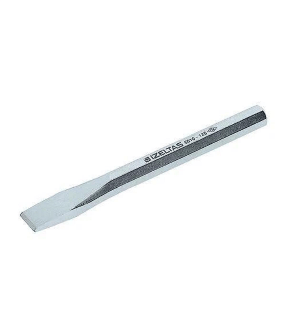 İzeltaş Tesviyeci Düz Keski Krom 125 Mm