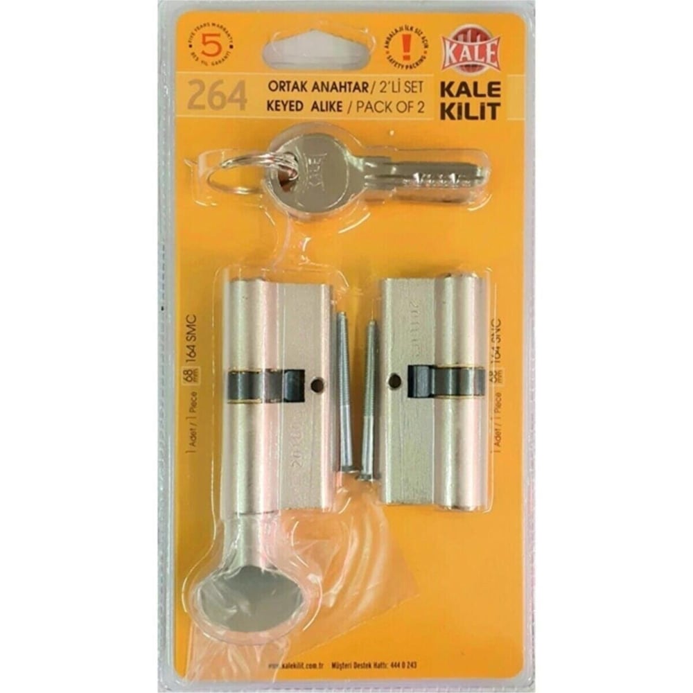KALE (SNC+SMC)264 İKİLİ SİSTEM BAREL 68 MM NİKEL
