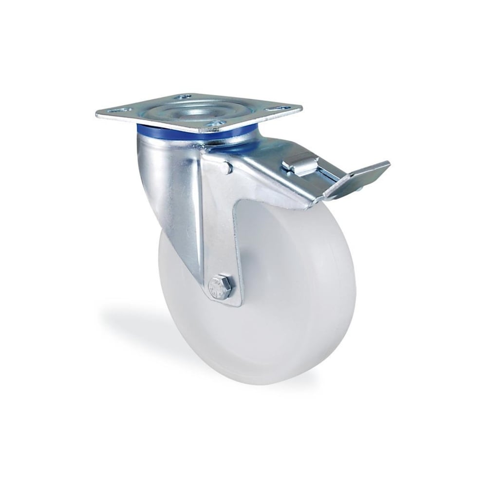 KAMA POLYAMİD BEYAZ FRENLİ DÖNER 200 MM (RMB200F)