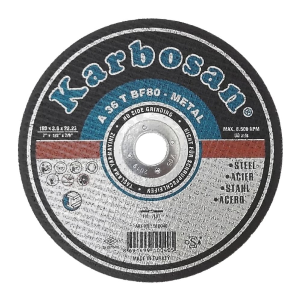 KARBOSAN NK METAL KESME 180x3.0x22 (910040)
