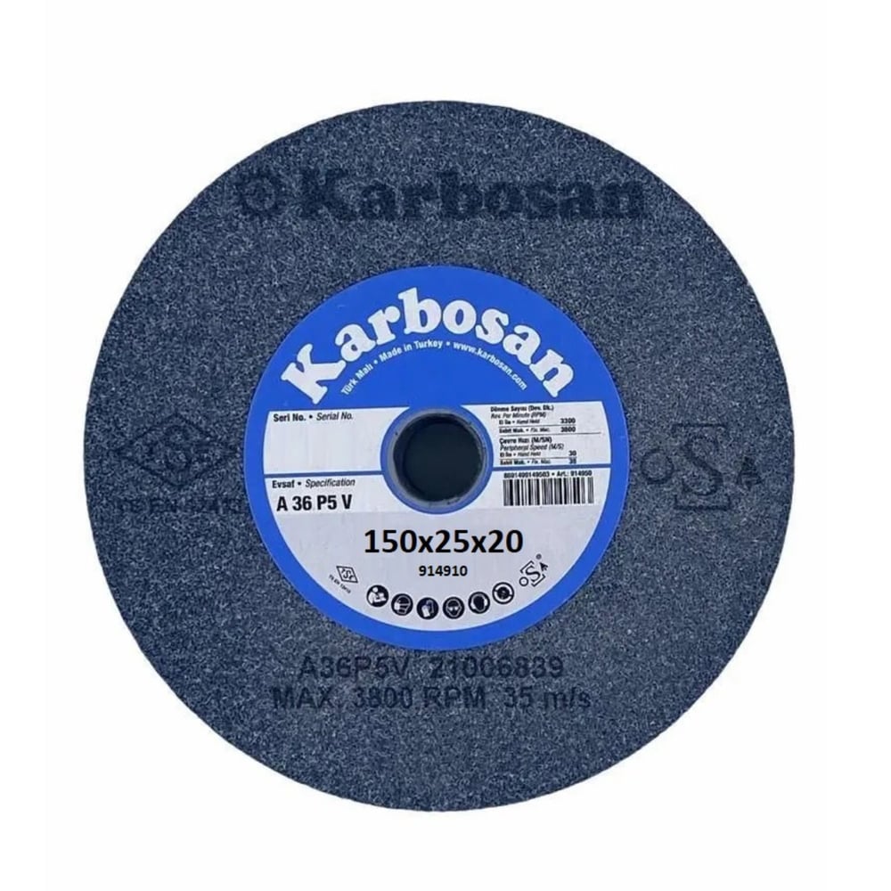 KARBOSAN TAŞLAMA TAŞI NK 36 150x25x20 (914910)