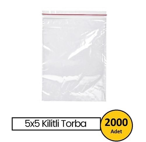 KİLİTLİ POŞET 5*5 25 MİC.(2000 AD.)