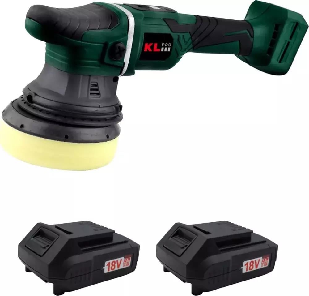 KLpro KLPS18B-20 Çift Akülü 2 Ah Polisaj Makinesi