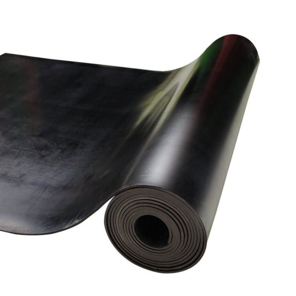 LASTİK LEVHA BEZLİ SİYAH 3 MM (1 TOP 55 KG 10 MT)