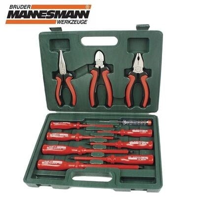 Mannesmann 11240 VDE Tornavida ve Pense Seti, 11Parça