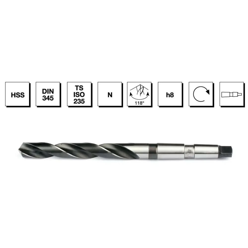 MTE HSS KONİK SAP MATKAP UCU DIN345 21 MM 4002100