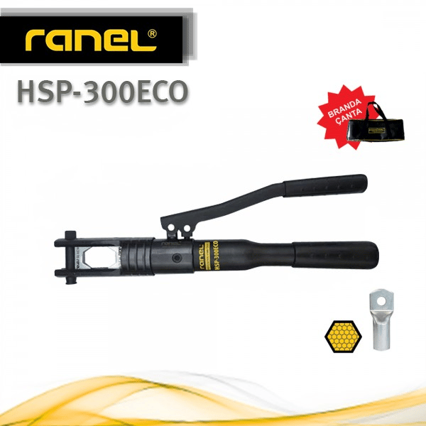Ranel HSP-300ECO Hidrolik Çift El Pabuç Sıkma Pensesi