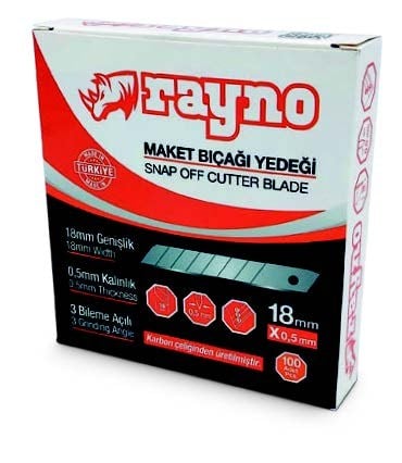 RAYNO MAKET BIÇAĞI YEDEĞİ 18mmx 0.5mm