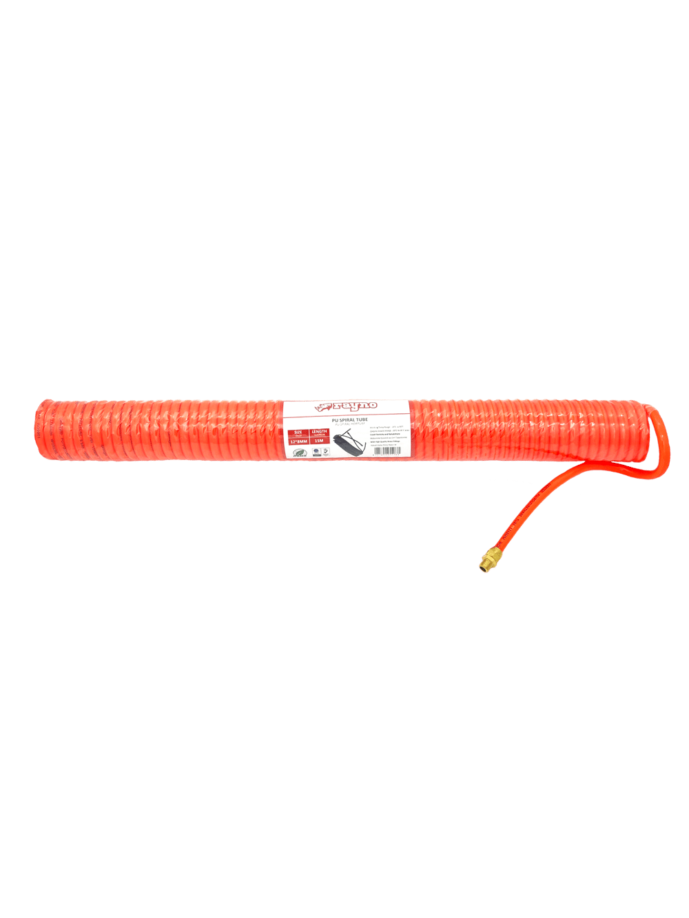 RAYNO SPİRAL HORTUM  8*5mm 15 m TURUNCU