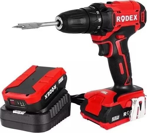 Rodex RDX3375 21 V Çift Akülü 2 Ah Matkap