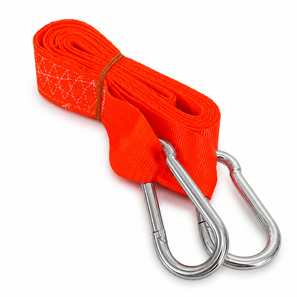 SAFESET OTO ÇEKİ HALATI KARABİNALI 2 TON 3 MT