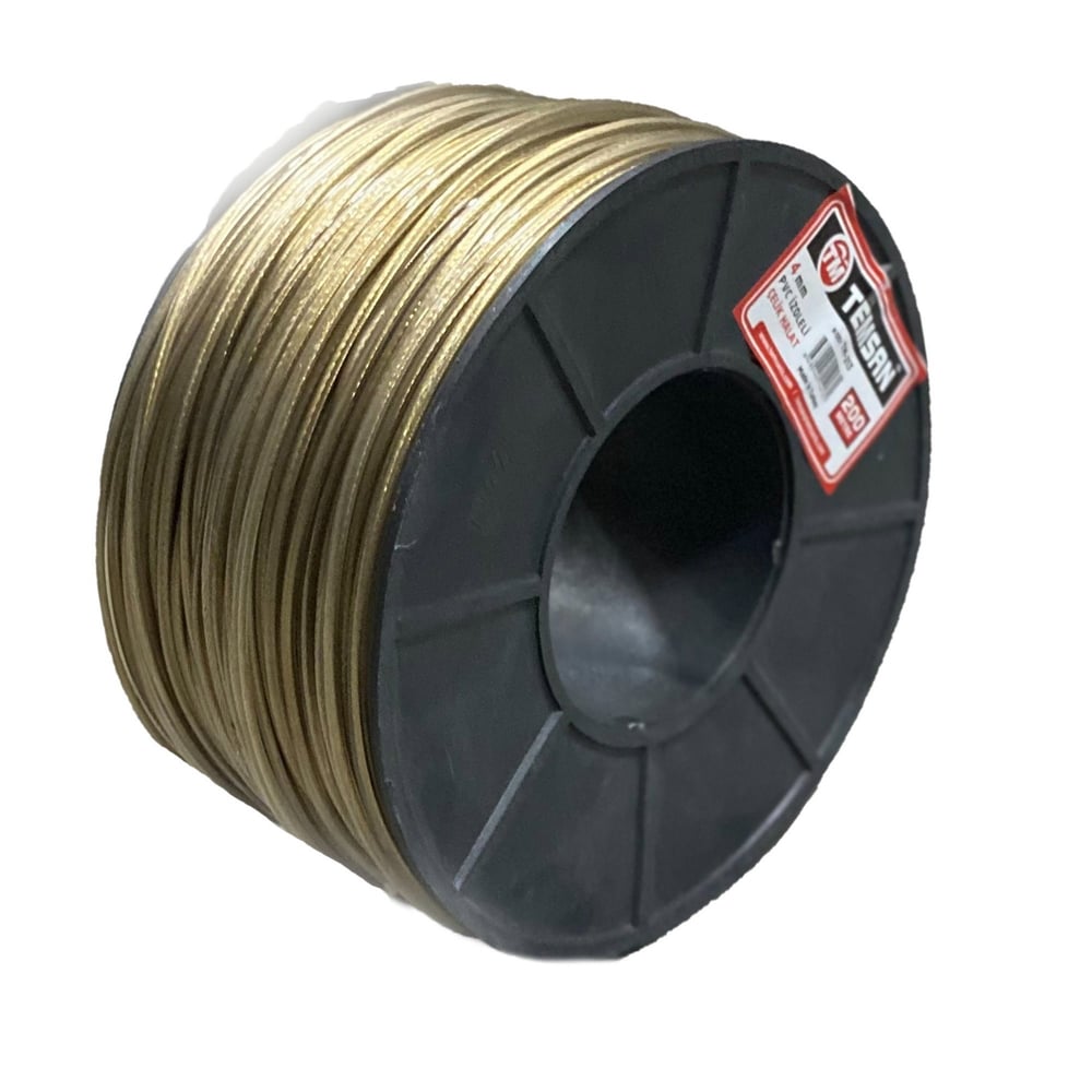 ŞEFFAF İZOLELİ ÇELİK HALAT 6 MM
