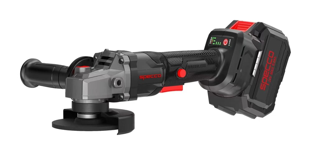 Specco Black Spark 20V Akülü Avuç Taşlama 125 mm (4.0Ah Çift Akü Seti)