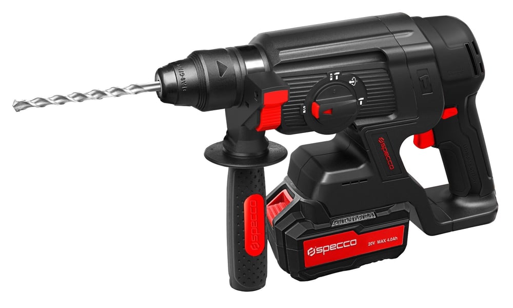 Specco Black Spark 20V Akülü Kırıcı Delici 26 mm (4.0Ah Çift Akü Seti)
